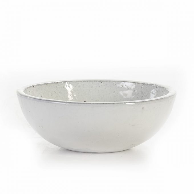 bowl gres blanco