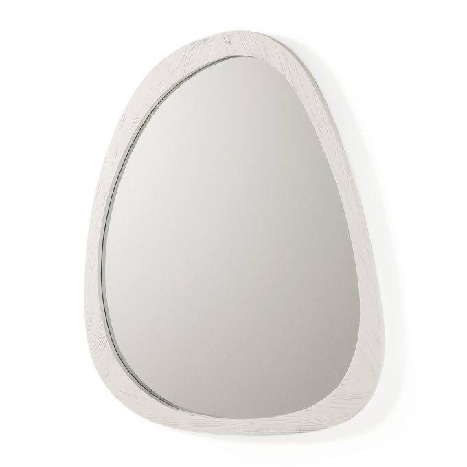 espejo de pared madera blanco