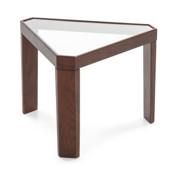 mesa auxiliar madera marrón