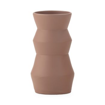 Jarrón 15x15x24 Arcilla -- Rojizo
