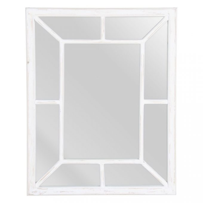 espejo pared blanco rectangular
