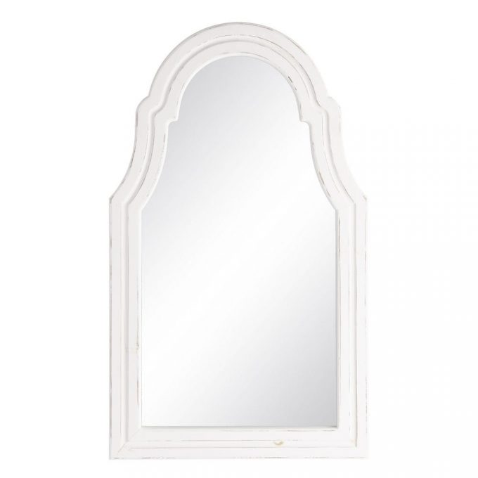 Espejo grande de pared blanco