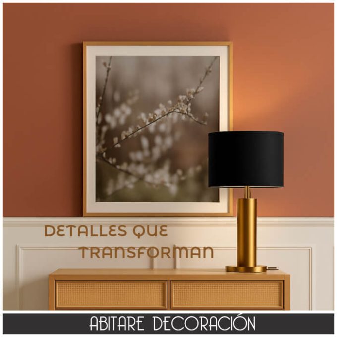 lampara de sobremesa dorada para salones elegantes