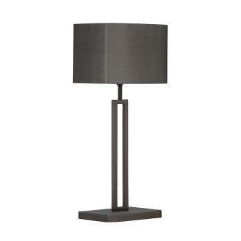 LAMPARA SOBREMESA 24x15x55 LATON PLOMO