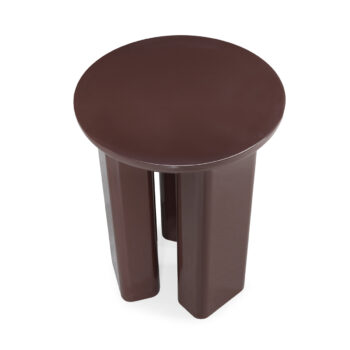 mesa auxiliar 40x40x50,5 lacado brillo
