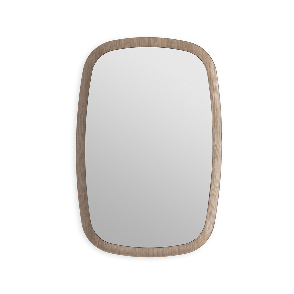 Espejo marrón chapa de álamo 120x80