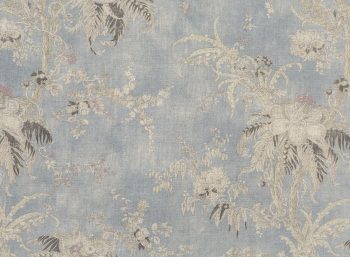 Diseño floral refinado en lino para decoración natural