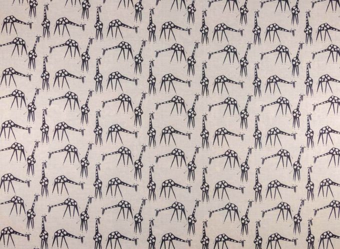 tejido estampado diseño jirafas