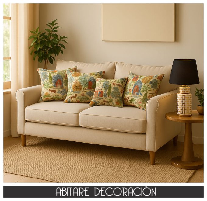 lámpara decorativa cerámica dorada para salón