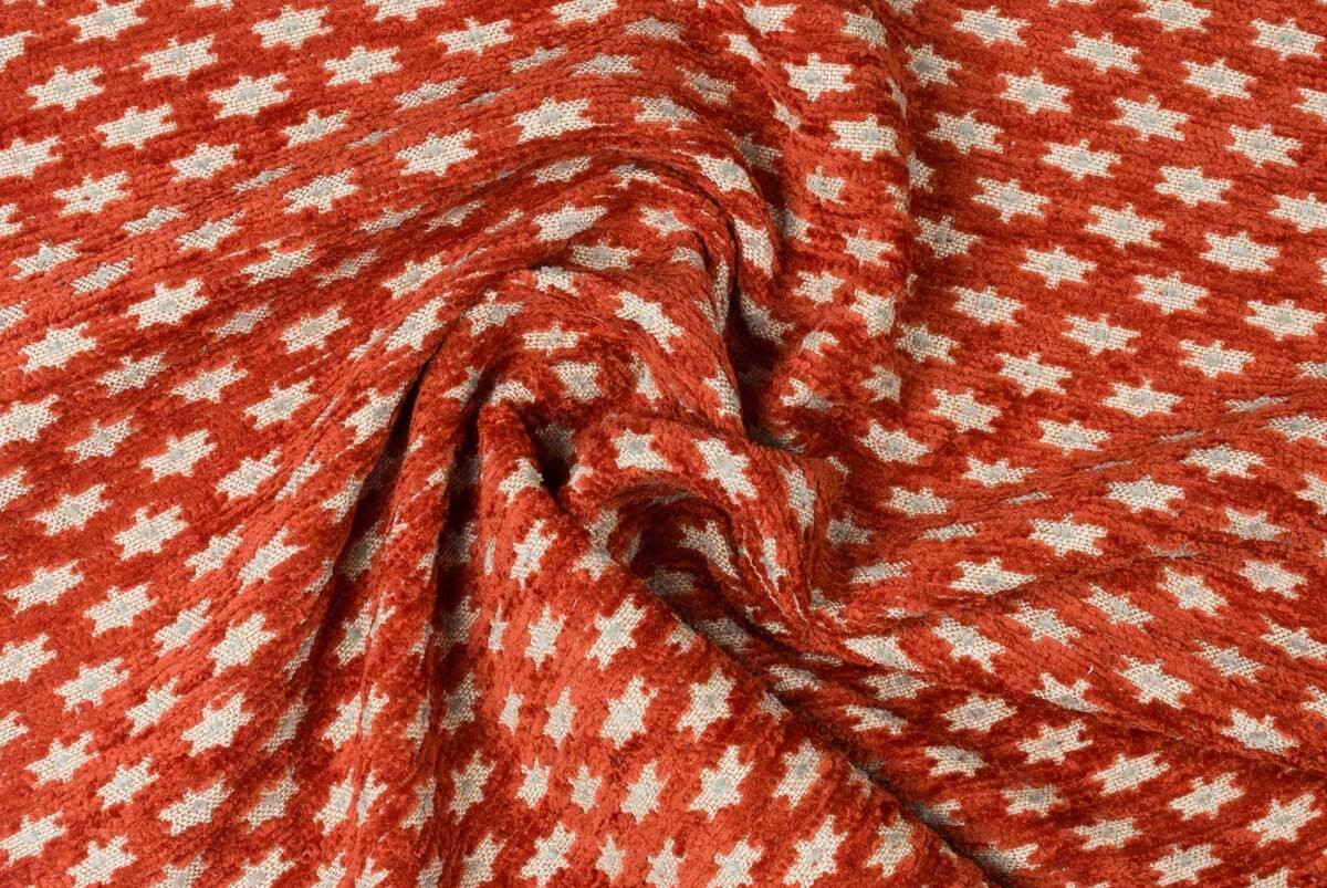 Tejido chenilla y loneta