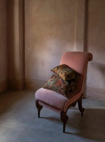 tela estampada de flores estilo vintage