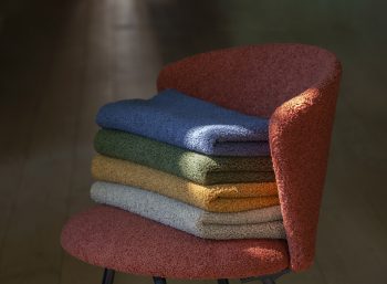 tejido bouclé reciclado